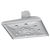 Brizo 81330 Virage H2O Kinetic Square Raincan Showerhead