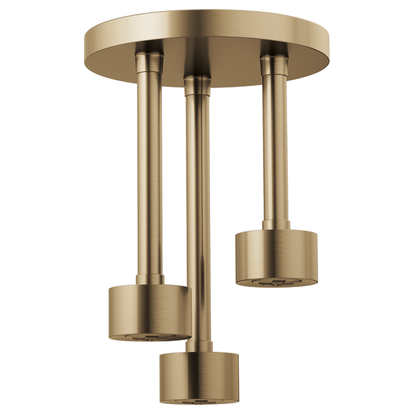 Brizo 81335 Essential Shower Linear Round Single-Function H2O Kinetic Pendant Raincan Shower Head