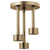 Brizo 81335 Essential Shower Linear Round Single-Function H2O Kinetic Pendant Raincan Shower Head