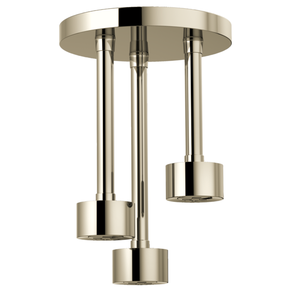 Brizo 81335 Essential Shower Linear Round Single-Function H2O Kinetic Pendant Raincan Shower Head