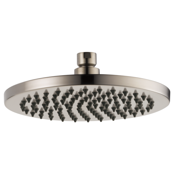 Brizo 81375-2.5 Essential Shower 8" Linear Round Single-Function Raincan Shower Head - 2.5 Gpm