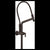 Brizo 81376 Essential Shower 10 7/16" Classic Slide Bar Shower Arm and Flange