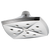Brizo 81385-2.5 Charlotte H2O Kinetic Square Raincan Showerhead