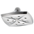 Brizo 81385 Charlotte H2O Kinetic Square Raincan Showerhead
