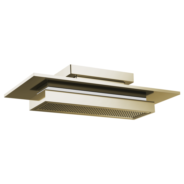 Brizo 81422 Frank Lloyd Wright 21” Single-Function Raincan Shower Head With Integrated Lighting - 1.75 Gpm