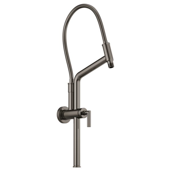 Brizo 81892 Essential Shower 10 7/16" Linear Round Slide Bar Shower Arm and Flange
