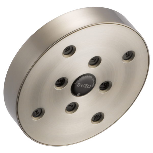 Brizo 87375 Essential Shower 5" Linear Round H2O Kinetic Single Function Wall Mount Showerhead