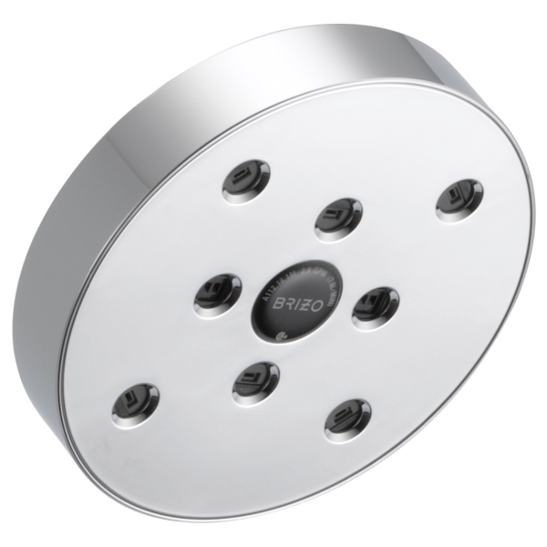 Brizo 87375 Essential Shower 5" Linear Round H2O Kinetic Single Function Wall Mount Showerhead