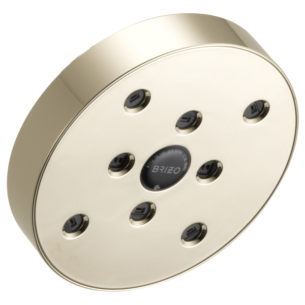 Brizo 87375 Essential Shower 5" Linear Round H2O Kinetic Single Function Wall Mount Showerhead