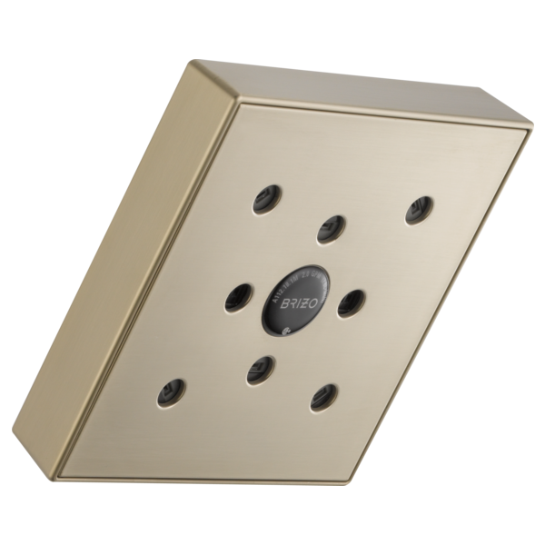 Brizo 87380 Essential Shower 5” Linear Square H2O Kinetic Single Function Wall Mount Showerhead