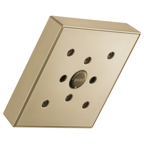 Brizo 87380 Essential Shower 5” Linear Square H2O Kinetic Single Function Wall Mount Showerhead