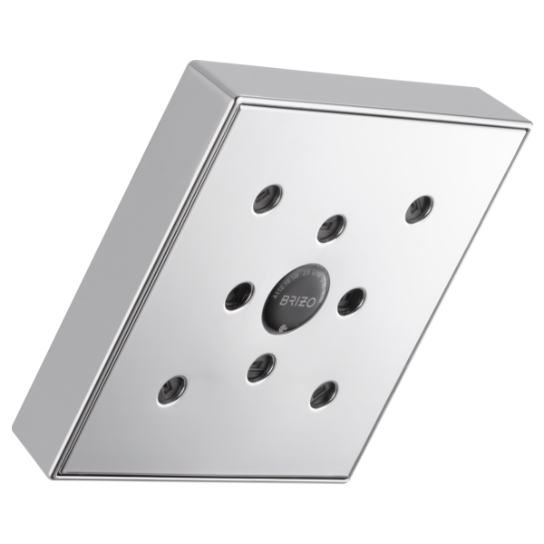 Brizo 87380 Essential Shower 5” Linear Square H2O Kinetic Single Function Wall Mount Showerhead