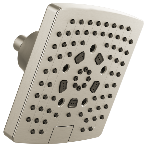 Brizo 87406 Essential Shower 7” Linear Square H2O Kinetic Multi-Function Wall Mount Showerhead