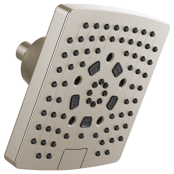 Brizo 87406 Essential Shower 7” Linear Square H2O Kinetic Multi-Function Wall Mount Showerhead