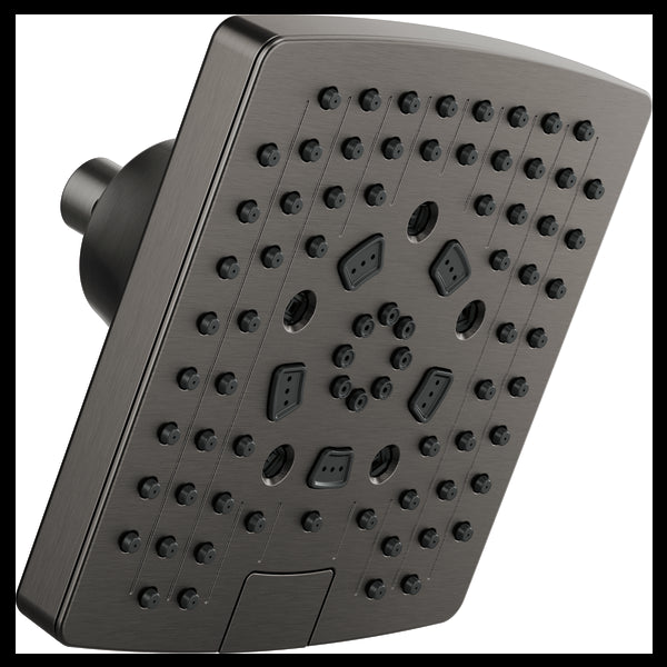 Brizo 87406-2.5 Essential Shower 7” Linear Square H2O Kinetic Multi-Function Wall Mount Shower Head - 2.5 Gpm