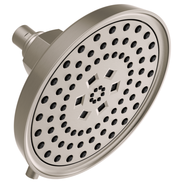 Brizo 87476-2.5 Invari 7 5/8” H2O Kinetic Round Multi-Function Shower Head - 2.5 Gpm