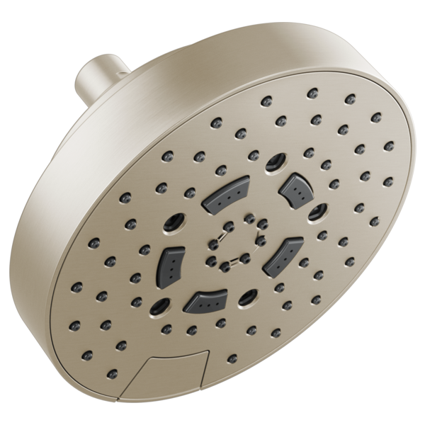 Brizo 87492-1.5 Essential Shower 7” Linear Round H2O Kinetic Multi-Function Wall Mount Shower Head - 1.5 Gpm