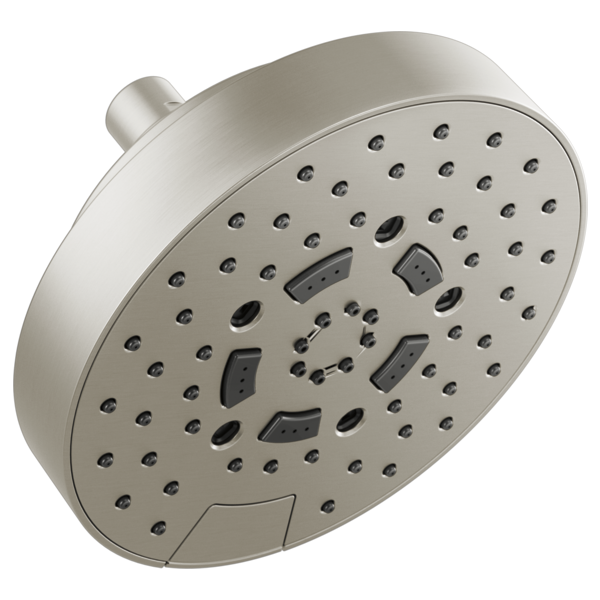 Brizo 87492-2.5 Essential Shower 7" Linear Round H2O Kinetic Multi-Function Wall Mount Shower Head - 2.5 Gpm