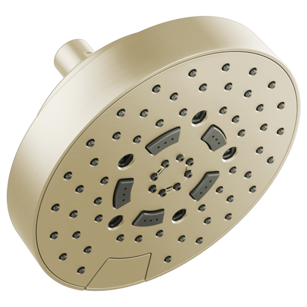 Brizo 87492-2.5 Essential Shower 7" Linear Round H2O Kinetic Multi-Function Wall Mount Shower Head - 2.5 Gpm