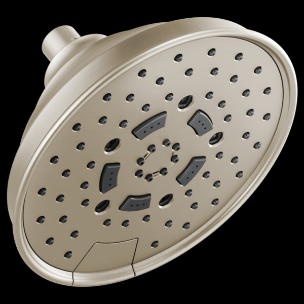 Brizo 87495-2.5 Essential Shower 7" Classic Round H2O Kinetic Multi-Function Wall Mount Shower Head - 2.5 Gpm