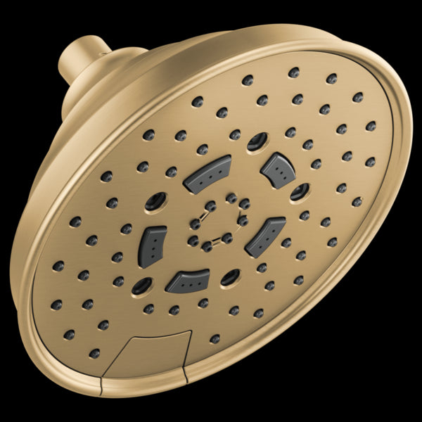 Brizo 87495-2.5 Essential Shower 7" Classic Round H2O Kinetic Multi-Function Wall Mount Shower Head - 2.5 Gpm