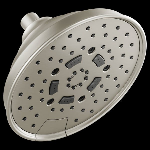 Brizo 87495-2.5 Essential Shower 7" Classic Round H2O Kinetic Multi-Function Wall Mount Shower Head - 2.5 Gpm