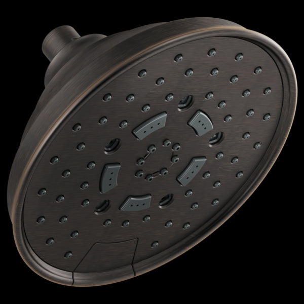 Brizo 87495-2.5 Essential Shower 7" Classic Round H2O Kinetic Multi-Function Wall Mount Shower Head - 2.5 Gpm