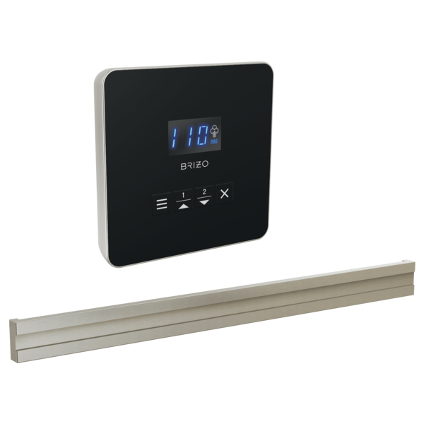 Brizo 8CB-250L Square + bilateral steam set