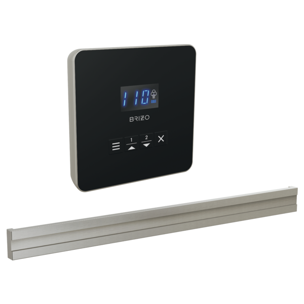 Brizo 8CB-250L Square + bilateral steam set