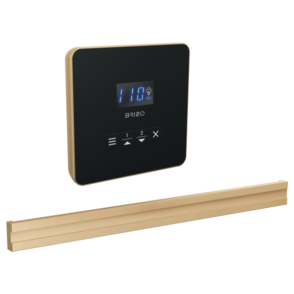 Brizo 8CB-250L Square + bilateral steam set