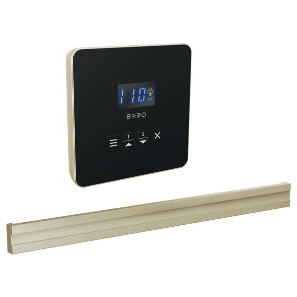 Brizo 8CB-250L Square + bilateral steam set