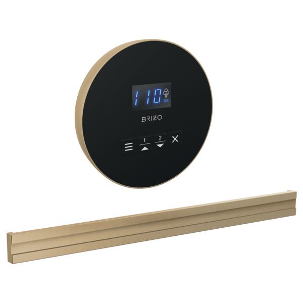 Brizo 8CB-250R Round + bilateral steam set