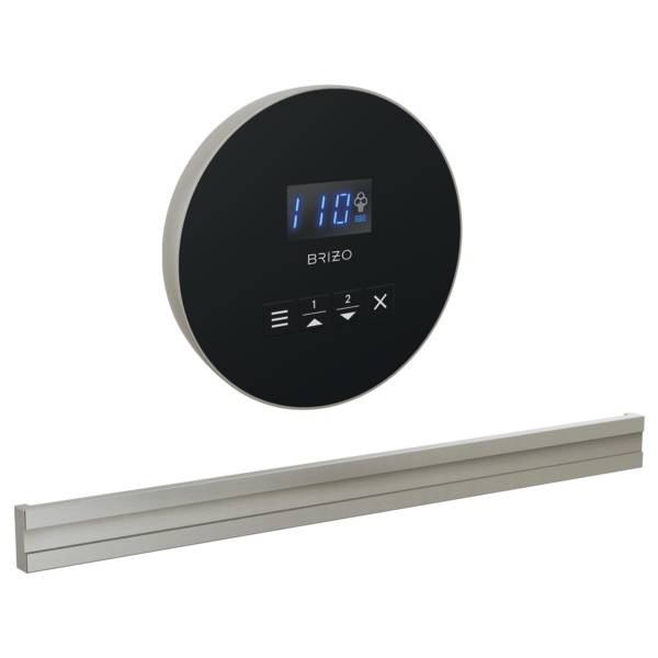 Brizo 8CB-250R Round + bilateral steam set