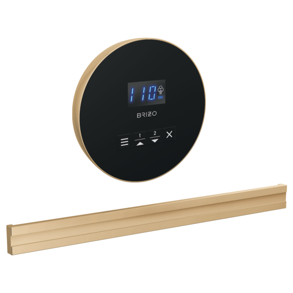 Brizo 8CB-250R Round + bilateral steam set