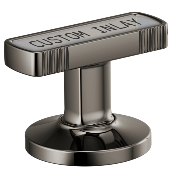 Brizo HI5306 Kintsu Widespread Lavatory Knob Handles With Custom Inlay
