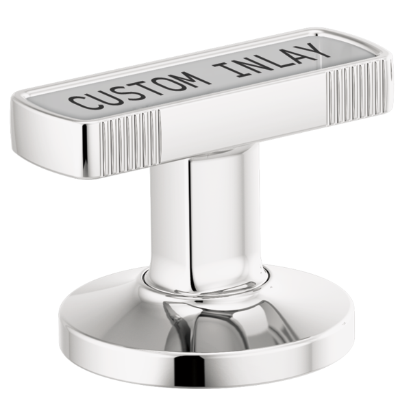 Brizo HI5306 Kintsu Widespread Lavatory Knob Handles With Custom Inlay