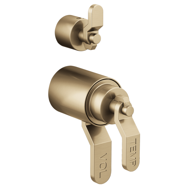 Brizo HL7534 Litze Tempassure Thermostatic Valve With Diverter Trim Handle Kit - Industrial Lever