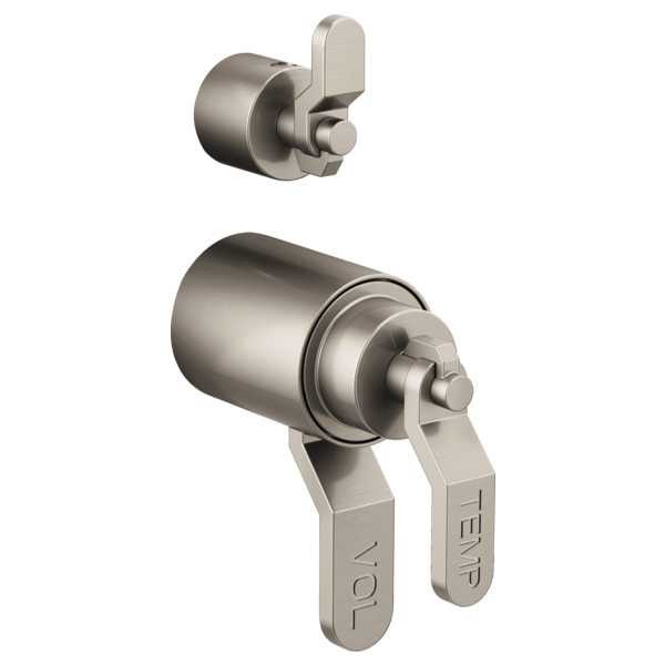 Brizo HL7534 Litze Tempassure Thermostatic Valve With Diverter Trim Handle Kit - Industrial Lever