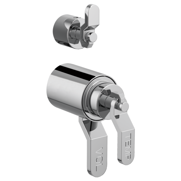 Brizo HL7534 Litze Tempassure Thermostatic Valve With Diverter Trim Handle Kit - Industrial Lever