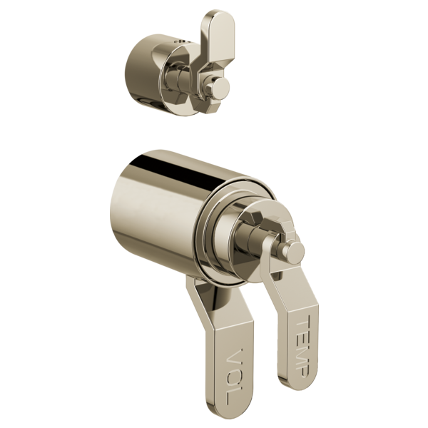Brizo HL7534 Litze Tempassure Thermostatic Valve With Diverter Trim Handle Kit - Industrial Lever