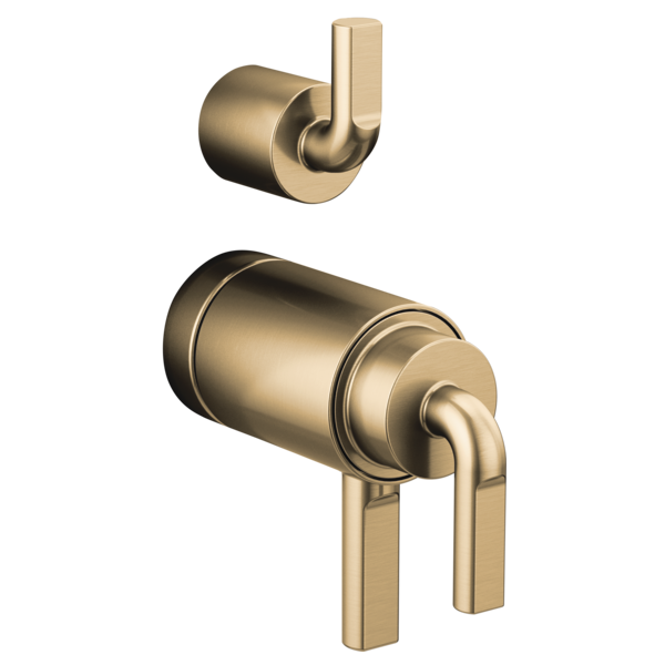 Brizo HL7539 Litze Tempassure Thermostatic Valve With Diverter Trim Handle Kit - Notch Lever