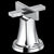 Brizo HX698 Levoir Roman Tub Cross Handle Kit