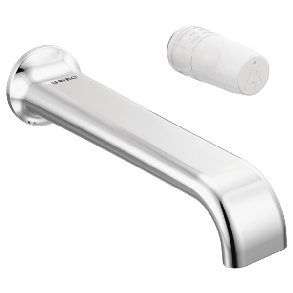 Brizo T65767LF-LHP-ECO Allaria Two-Hole, Single-Handle Wall Mount Lavatory Faucet - Less Handle 1.2 Gpm