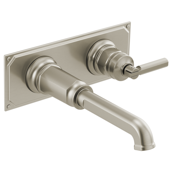 Brizo T65776LF-LHP Invari Two-Hole, Single-Handle Wall Mount Lavatory Faucet - Less Handle 1.5 Gpm