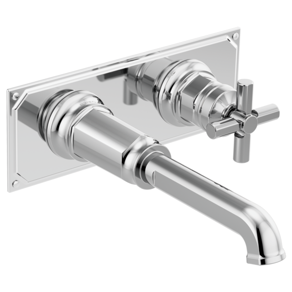 Brizo T65776LF-LHP-ECO Invari Two-Hole, Single-Handle Wall Mount Lavatory Faucet - Less Handle 1.2 Gpm