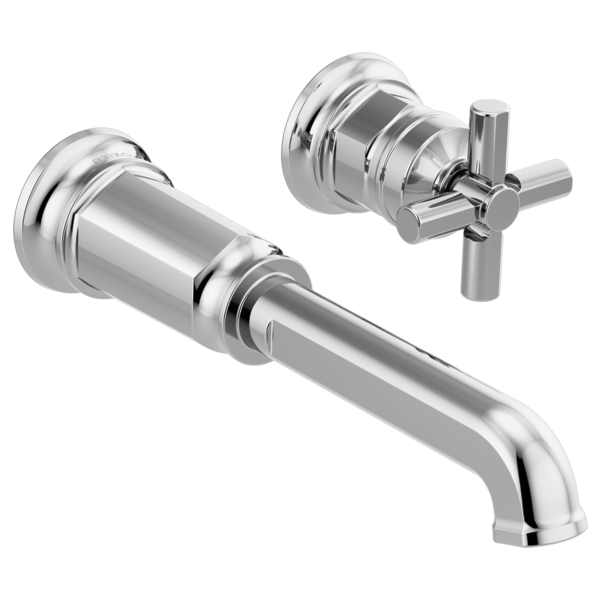 Brizo T65776LF-LHP Invari Two-Hole, Single-Handle Wall Mount Lavatory Faucet - Less Handle 1.5 Gpm