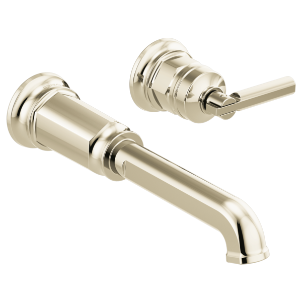 Brizo T65776LF-LHP Invari Two-Hole, Single-Handle Wall Mount Lavatory Faucet - Less Handle 1.5 Gpm