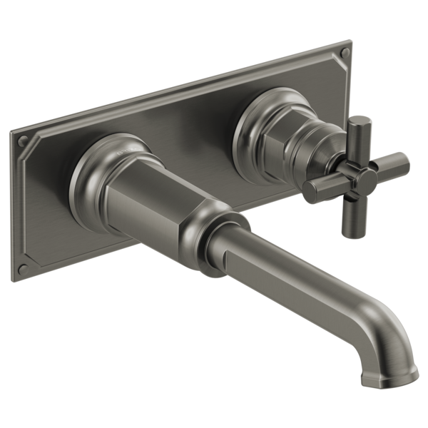 Brizo T65776LF-LHP-ECO Invari Two-Hole, Single-Handle Wall Mount Lavatory Faucet - Less Handle 1.2 Gpm
