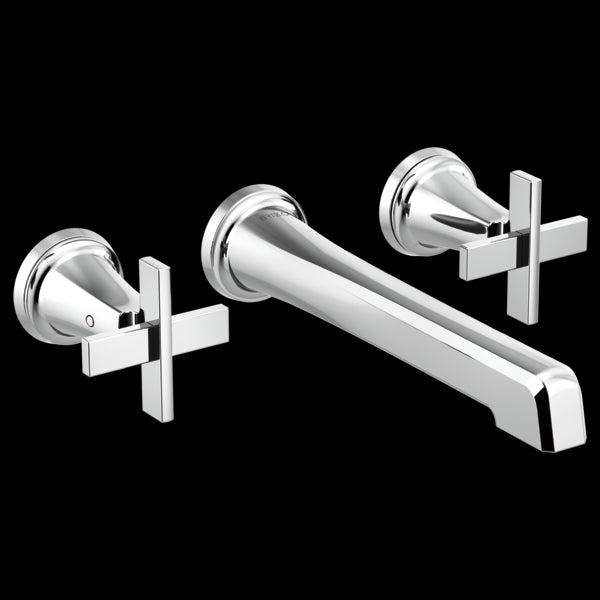 Brizo T65898LF-LHP-ECO Levoir Two-Handle Wall Mount Lavatory Faucet - Less Handles 1.2 Gpm