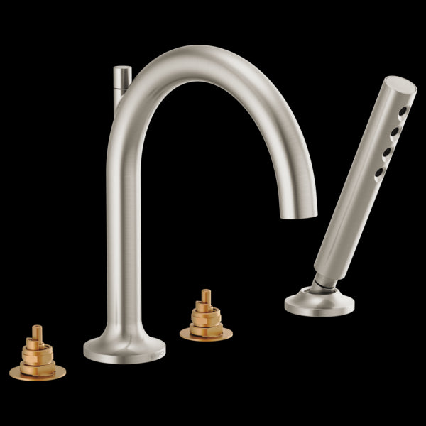 Brizo T67475-LHP Odin Roman Tub Faucet With Handshower - Less Handles